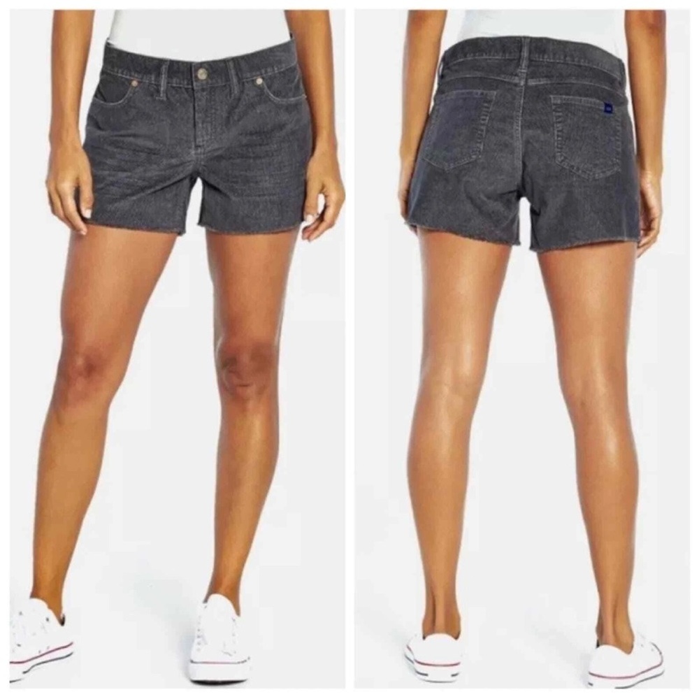 Gap Cord Shorts 12 Super Stretchy Dark Ash Grey